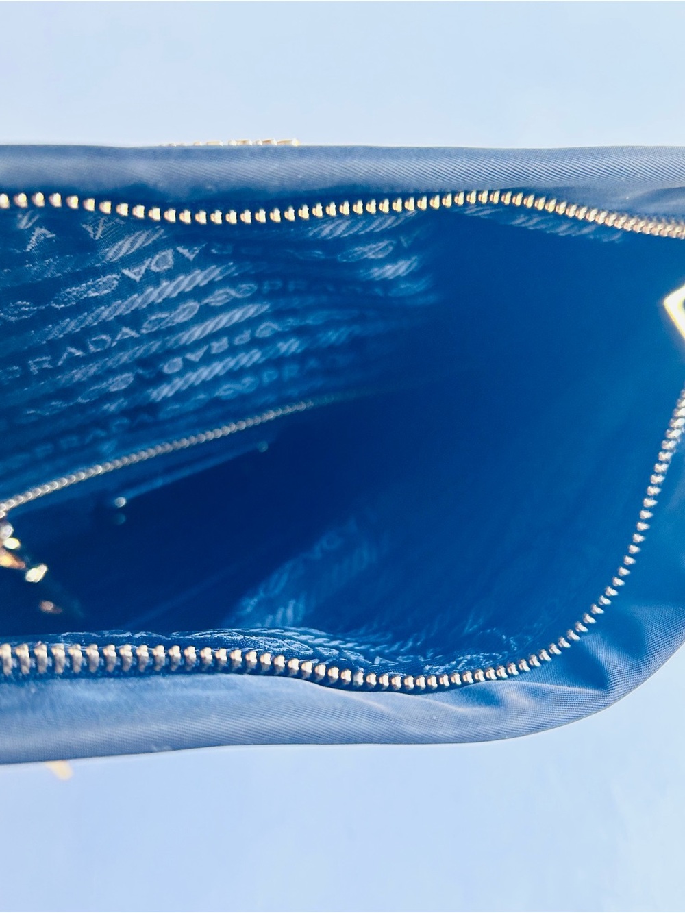 Prada Black Nylon Fold-Over Clutch - Picture 11 of 13